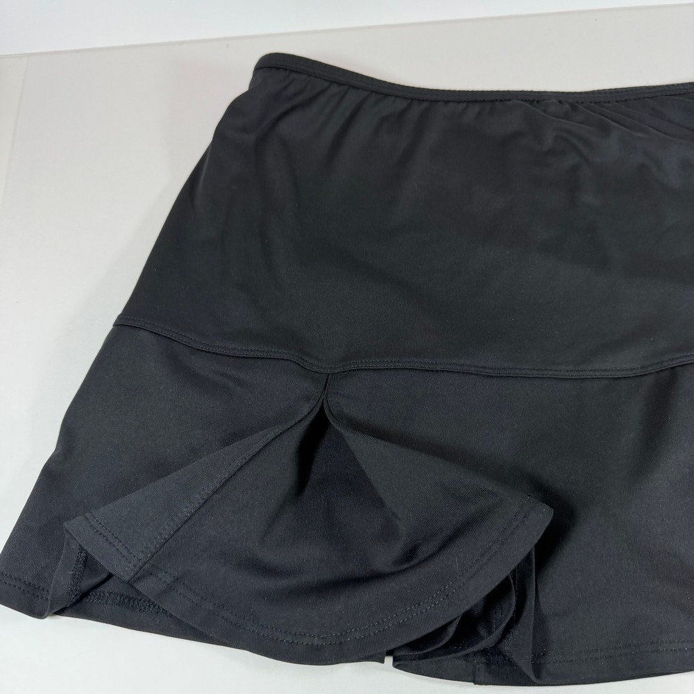 Bolle‎ Womens Tennis Skort Black Pleated XL Built-in Shorts Pickleball Golf - Picture 4 of 11